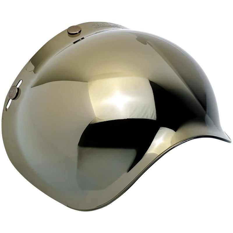 Biltwell Bubble Shield Gold Mirror - Anti-fog, Scratch Resistant, UV/A UV/B Resistant - Image 3